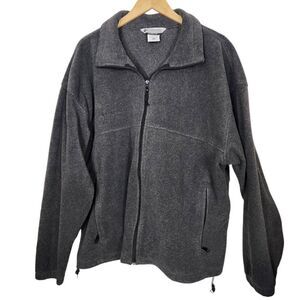 Columbia Men's Steens Mountain Fleece Jacket Full Zip Gray Size XXL WM6113